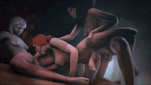witcher futa threesome
