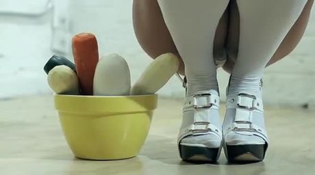 Vegetarian Anal Toy Time