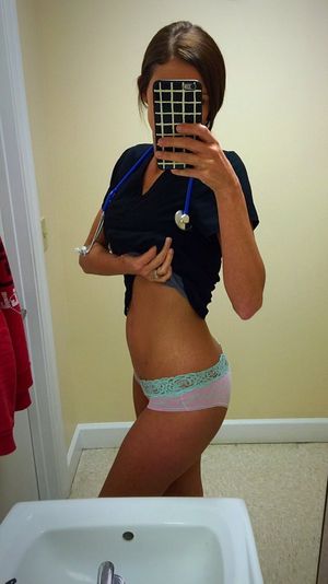 sex nurse showing of panties