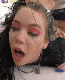 Little bitch just graduated to a whole whore