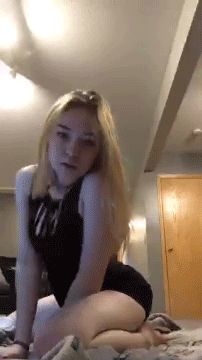 blonde teen ass
