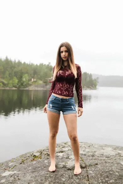 At the lake house