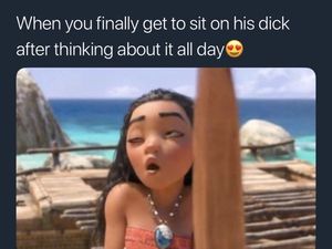 When You Finally Get To Sit On His Dick