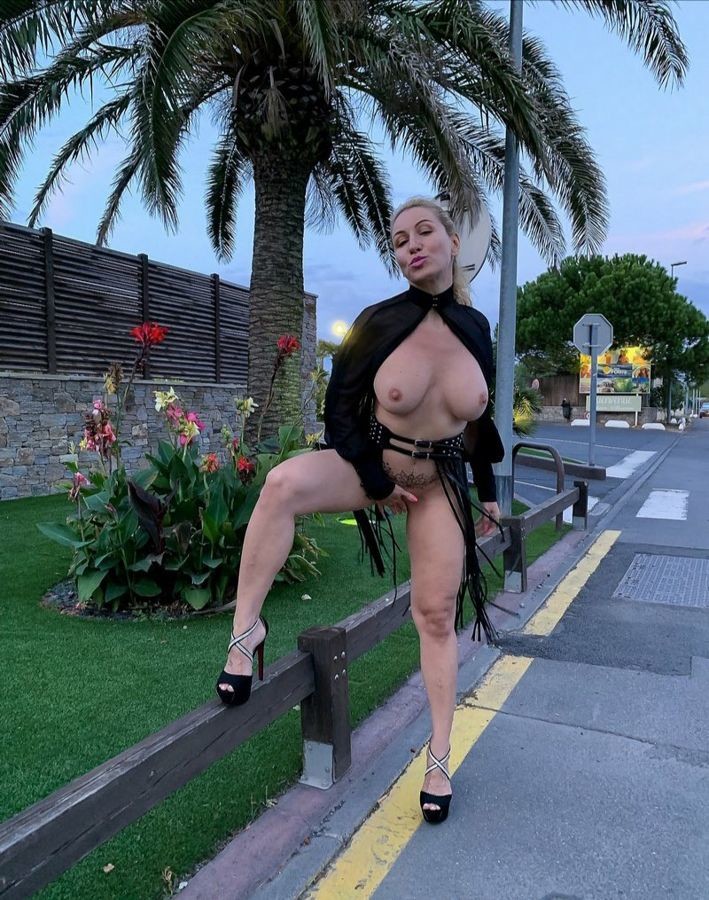 Enjoying a nice walk outside