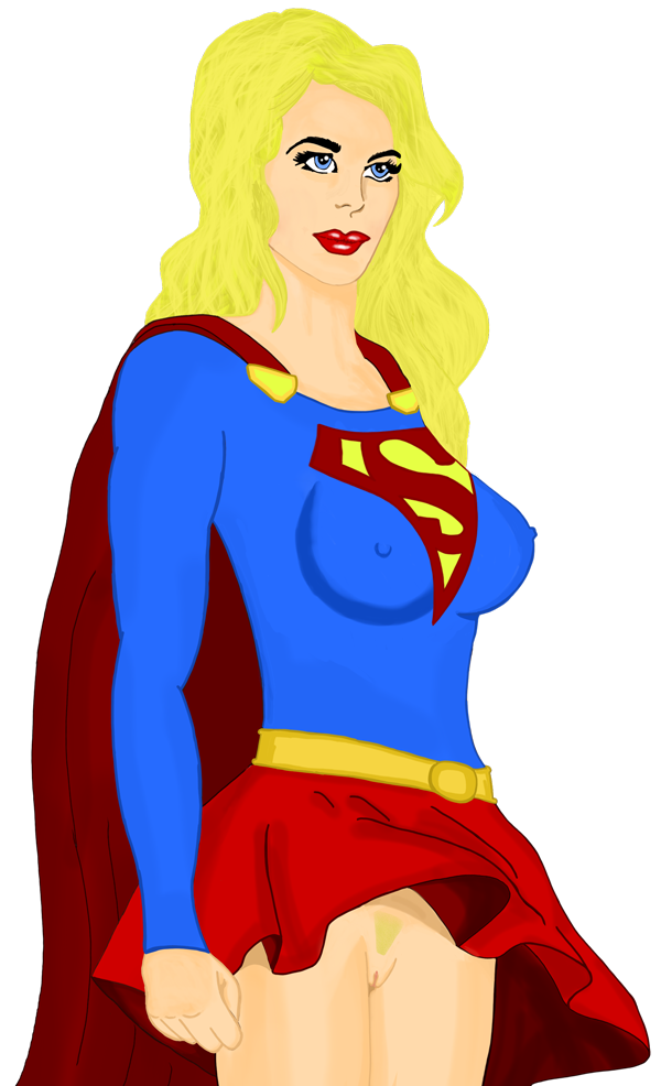 Supergirl up skirt