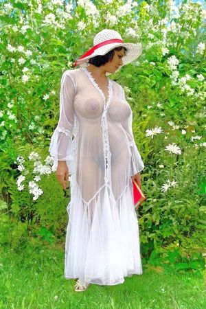 Iris is so hot, she even turns on the neighborhood wives