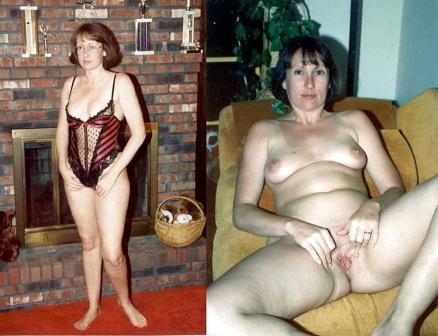 wife dressed undressed