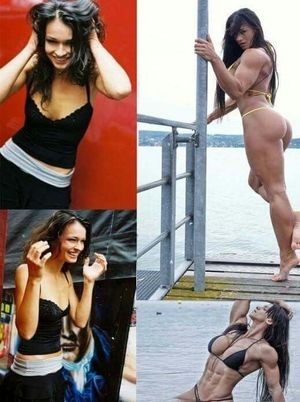 Cindy Landolt prima e dopo