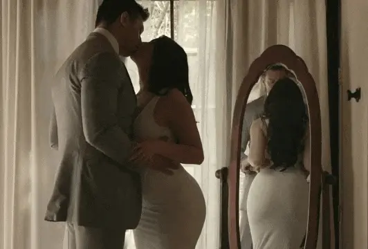 Mom greets dad's boss in sexy outfits and will shortly get plowed by his dick