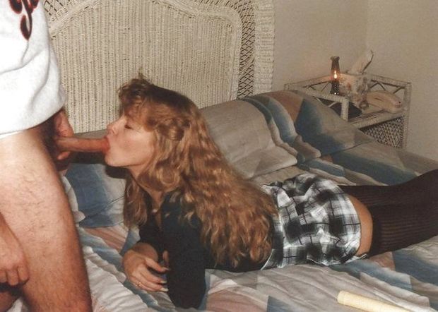 Cute retro blowjob - cute sucker