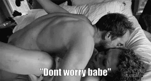 He never came in my pussy, babe