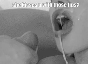 your wife kisses you with those lips?