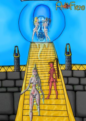 The Arrival of the Blue Goddess..by A-Fiero