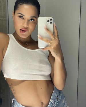 Stunning beauty selfie