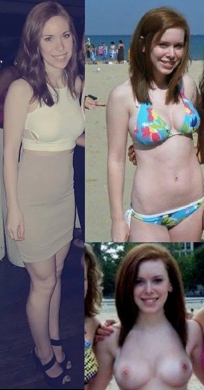 Perfect Tits on a College Redhead