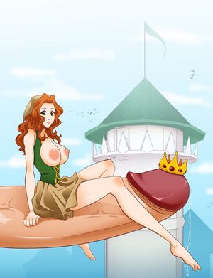 Look at that princess on this giant cock..waiting to start fapping it