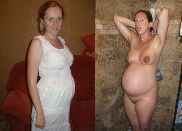 pregnant shower