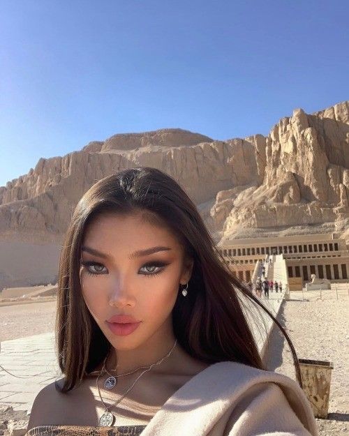 Sexy mixed asian posing