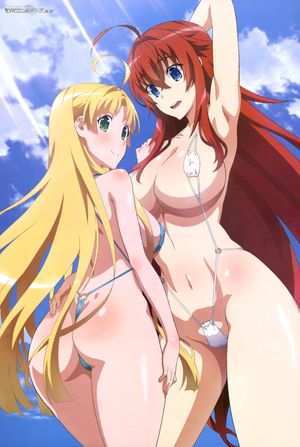 Asia and Rias at beach