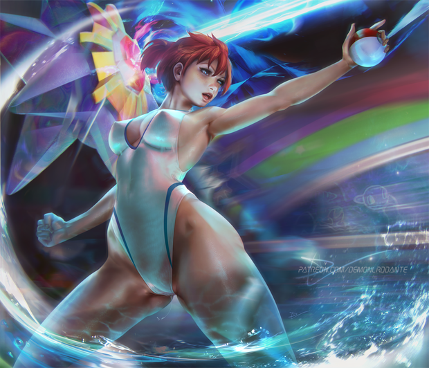 Adult Misty Pokemon by Demonlorddante