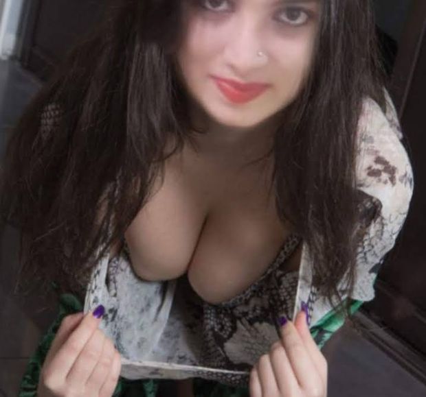 Hot bitch with milky boobs