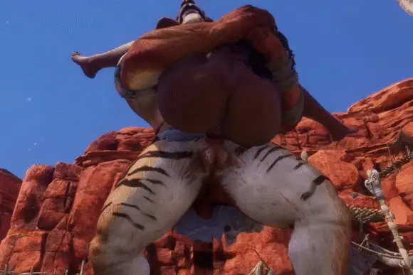 Big Ass Chick fucked by a Clan Warrior