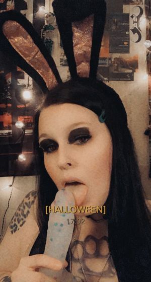 The only treat I want for Halloween is your cock, Master.