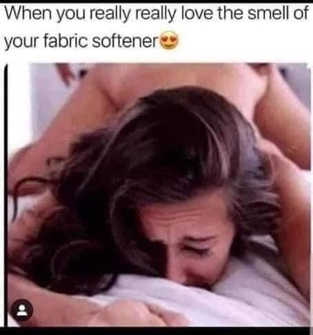 When You Really Really Love The Smell of Your Fabric Softener