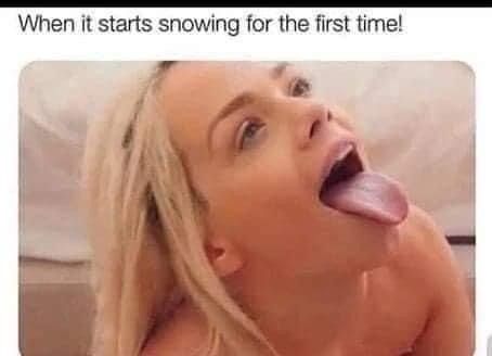 When It Starts Snowing For The First Time
