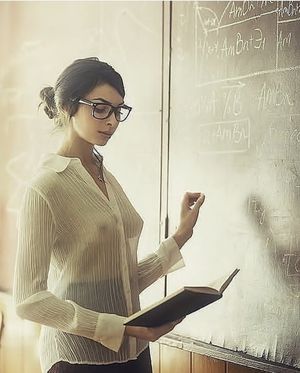 Hot see through shirt looks professional