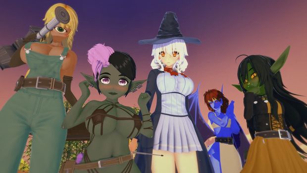 Halloween Special - Creature harem - Hentai