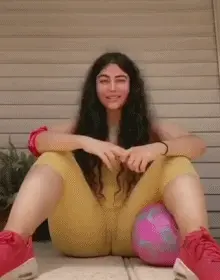she is playing