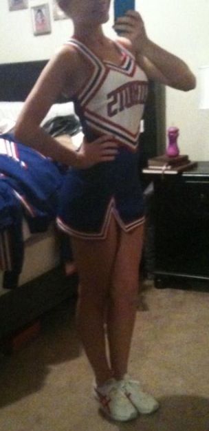 I'm a slutty cheerleader for Halloween