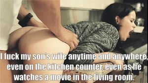 My son’s wife’s pussy is just too good.