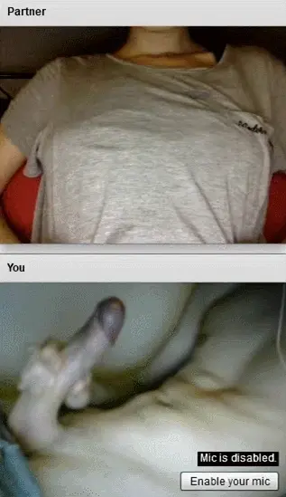Showing off your sexy self on omegle