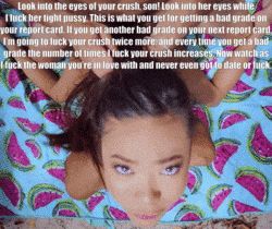 This is what happens when you get a bad grade, your dad punishes you by punishing your crush’s pussy with his cock.
