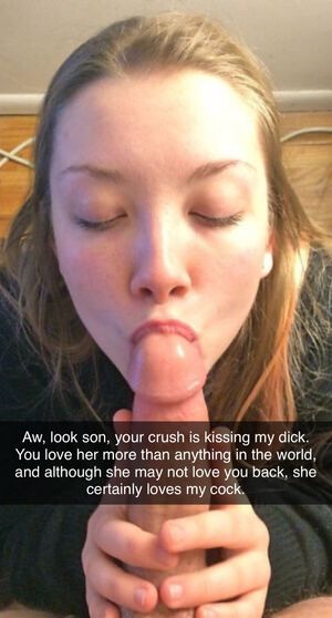 Your crush loves your dad’s cock, too bad that can’t be said about you.