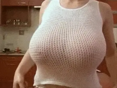 Big tits awesome babe showing her assets