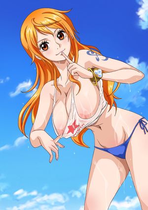 nami (one piece) drawn by raida_(user_yypr5857)