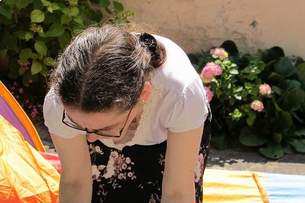 garden downblouse