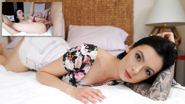 Elegant Canadian teen Marley Brinx non nude photo from a hardcore Deep lush porn video