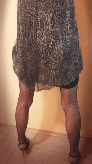 she takes off her dress, undresses