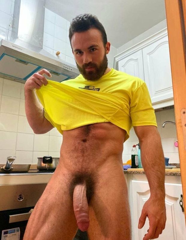 Sexy and hairy long and big cock