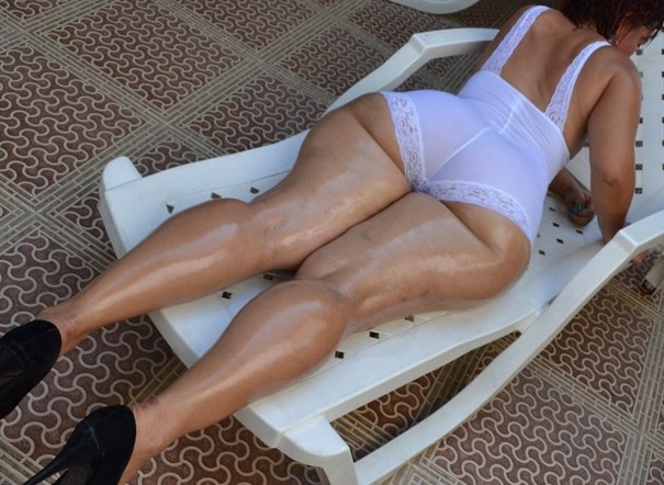 OILED UP ASS