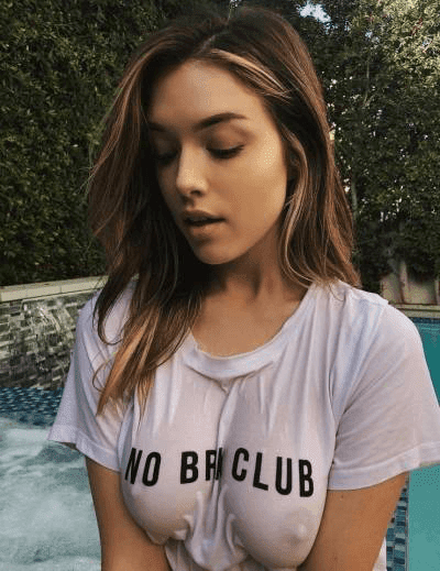 Wet t-shirt no bra