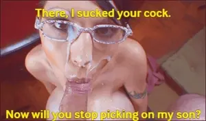 Kenny's mom invited you over, you thought she would to yell at you for bullying. When she pulled your pants down, fear turned to excitement.