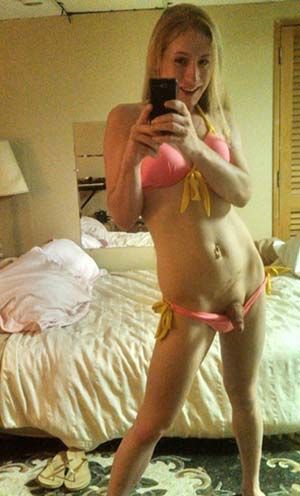 Gonna get hot and hard with this amazing tranny in bikini from Kansas City MO