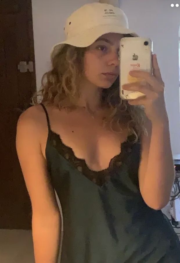 Teen selfie Smooth boobs