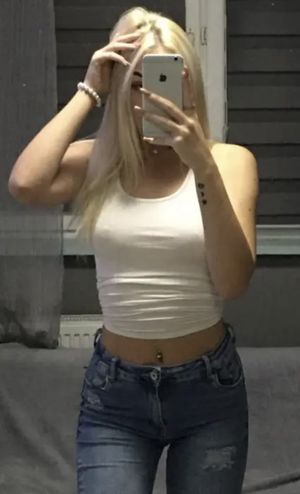 Blonde teen firm boobs