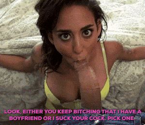 You assumed cheaters were taken by passion and lost themselves. This complete whore loved betraying her boyfriend. You took some convincing.